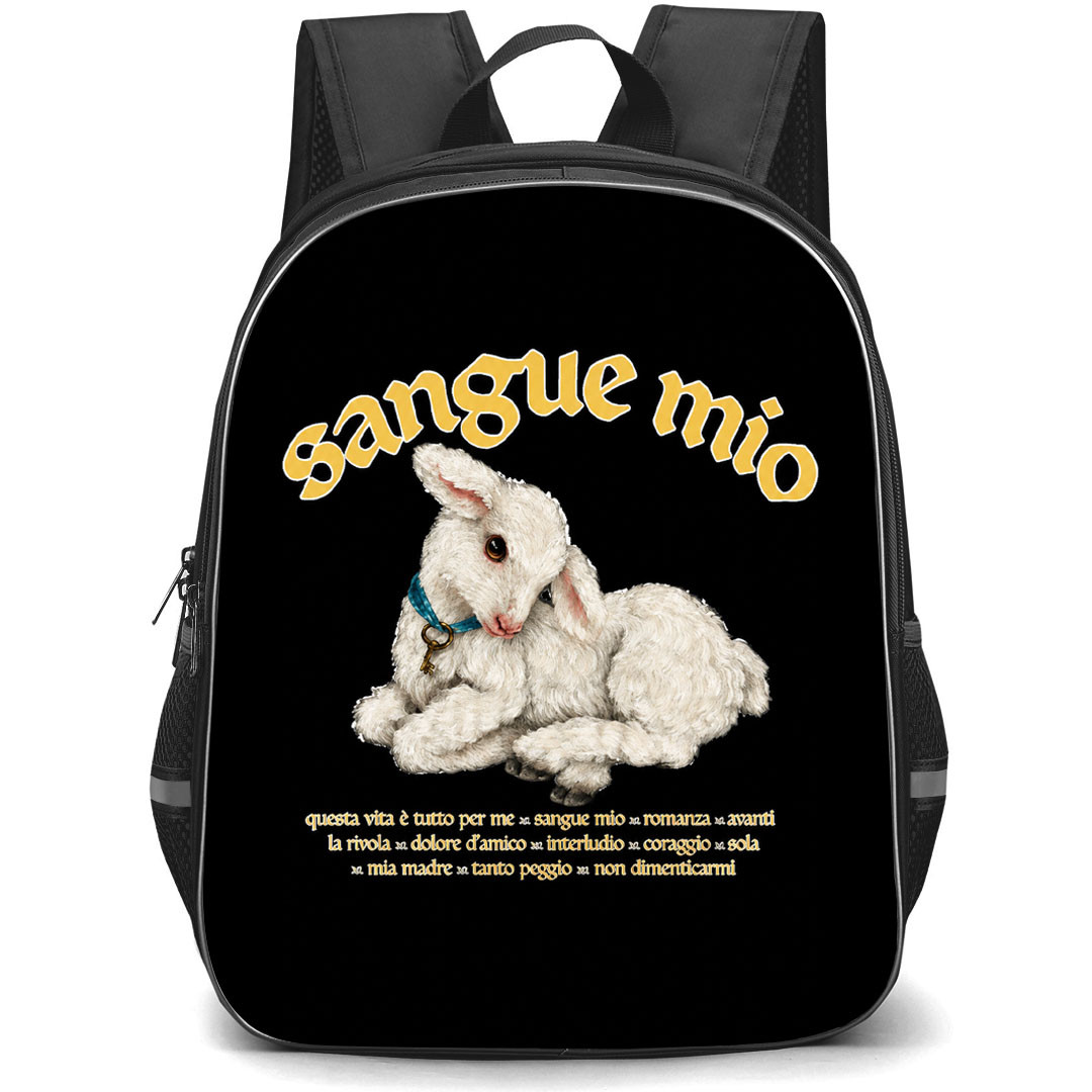 Clara Luciani Backpack School Bag StudentPack - Clara Luciani Sange Mio Sitting Lamb