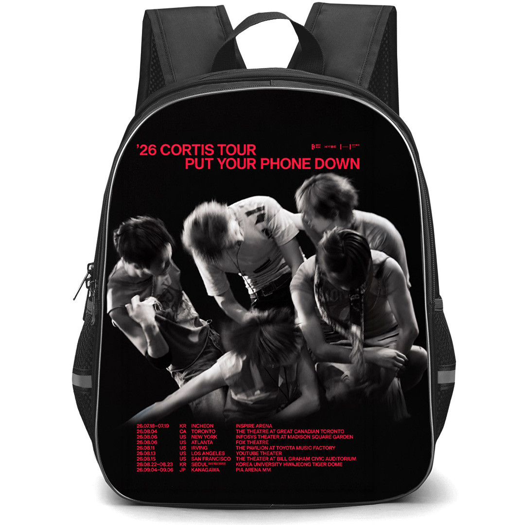 Cortis Backpack School Bag StudentPack - Cortis Put Your Phone Down Concert Poster