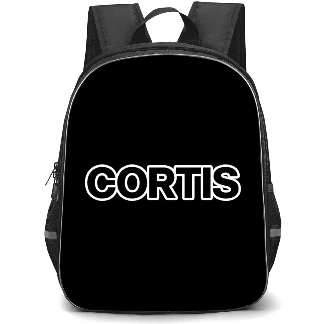 Cortis Backpack School Bag StudentPack - Cortis Text Logo Sticker