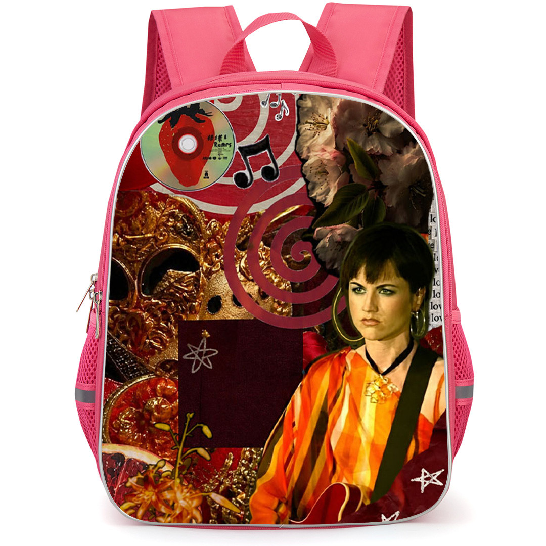 The Cranberries Backpack School Bag StudentPack - The Cranberries Cherry Blossom Music Collage Poster