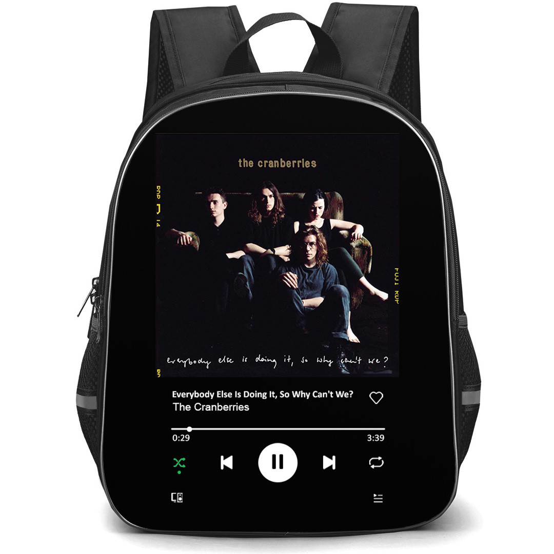 The Cranberries Backpack School Bag StudentPack - The Cranberries Everybody Else Album Cover Spotify Library Poster