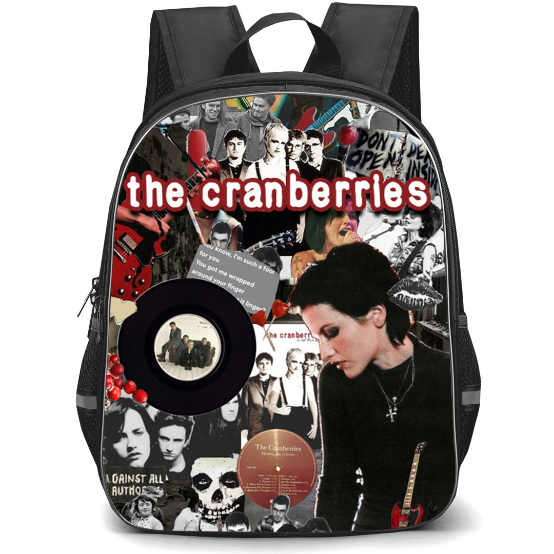 The Cranberries Backpack School Bag StudentPack - The Cranberries Official Logo Collage Poster