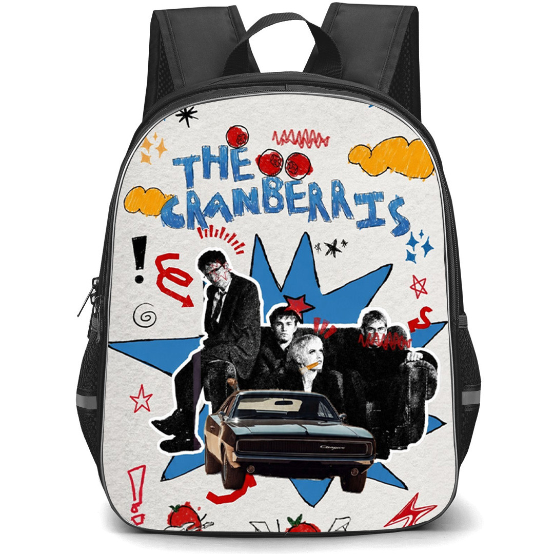 The Cranberries Backpack School Bag StudentPack - The Cranberries Vintage Band Sketch Poster