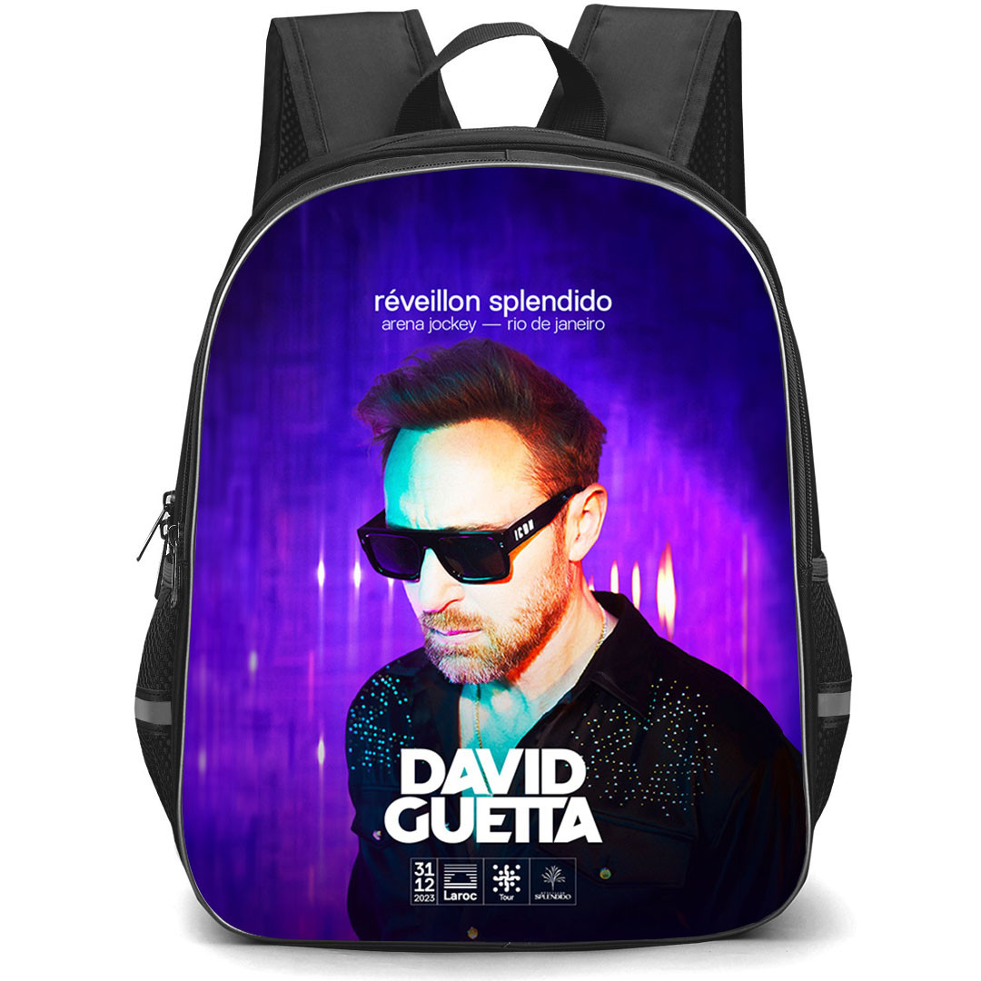 David Guetta Backpack StudentPack - David Guetta 2024 Miami Music Week Festivities Poster