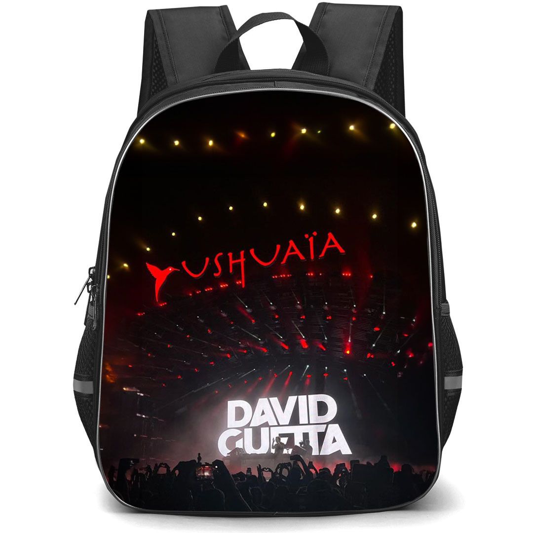 David Guetta Backpack StudentPack - David Guetta Live At Ushuvia Poster