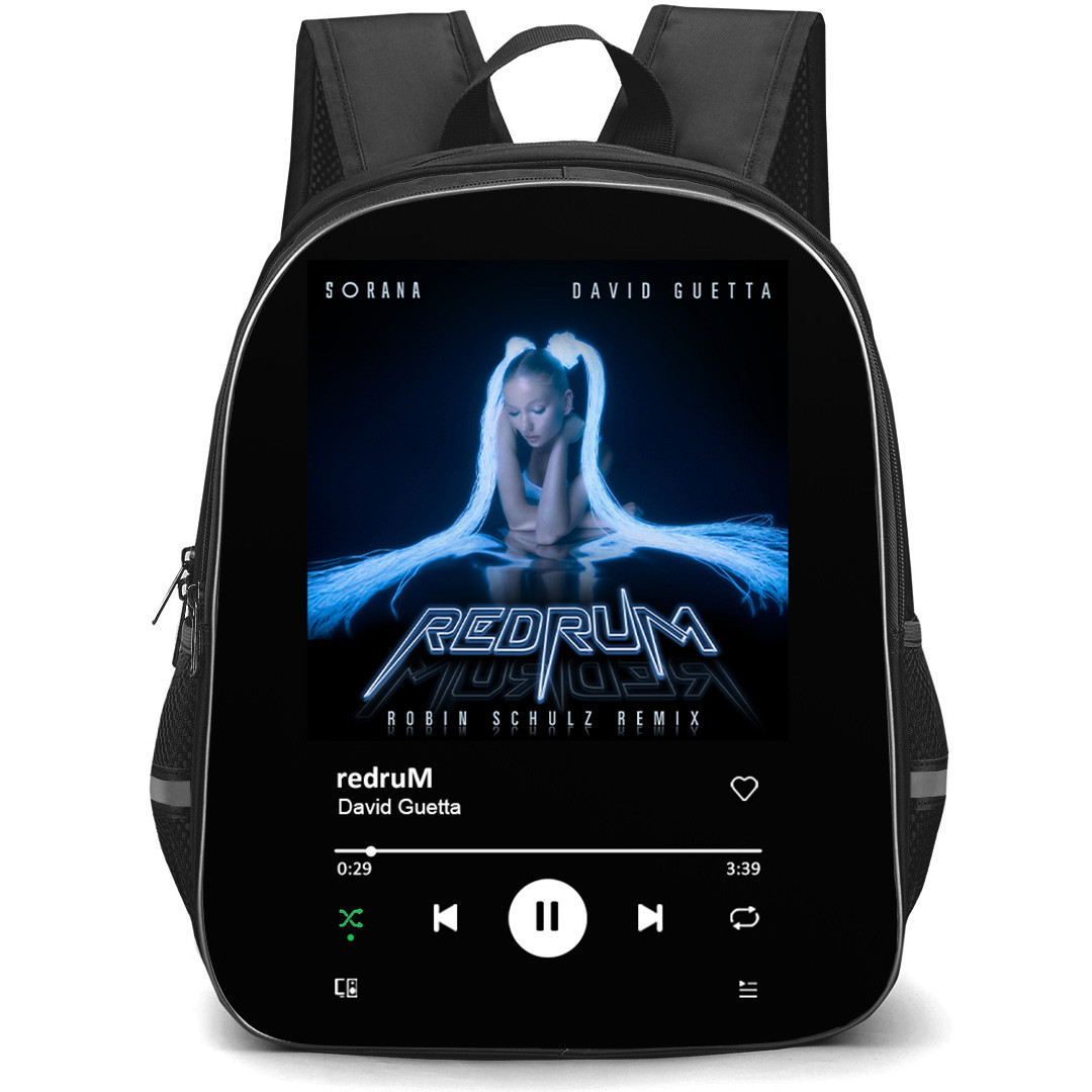 David Guetta Backpack School Bag StudentPack - David Guetta redruM Song Spotify Library Poster