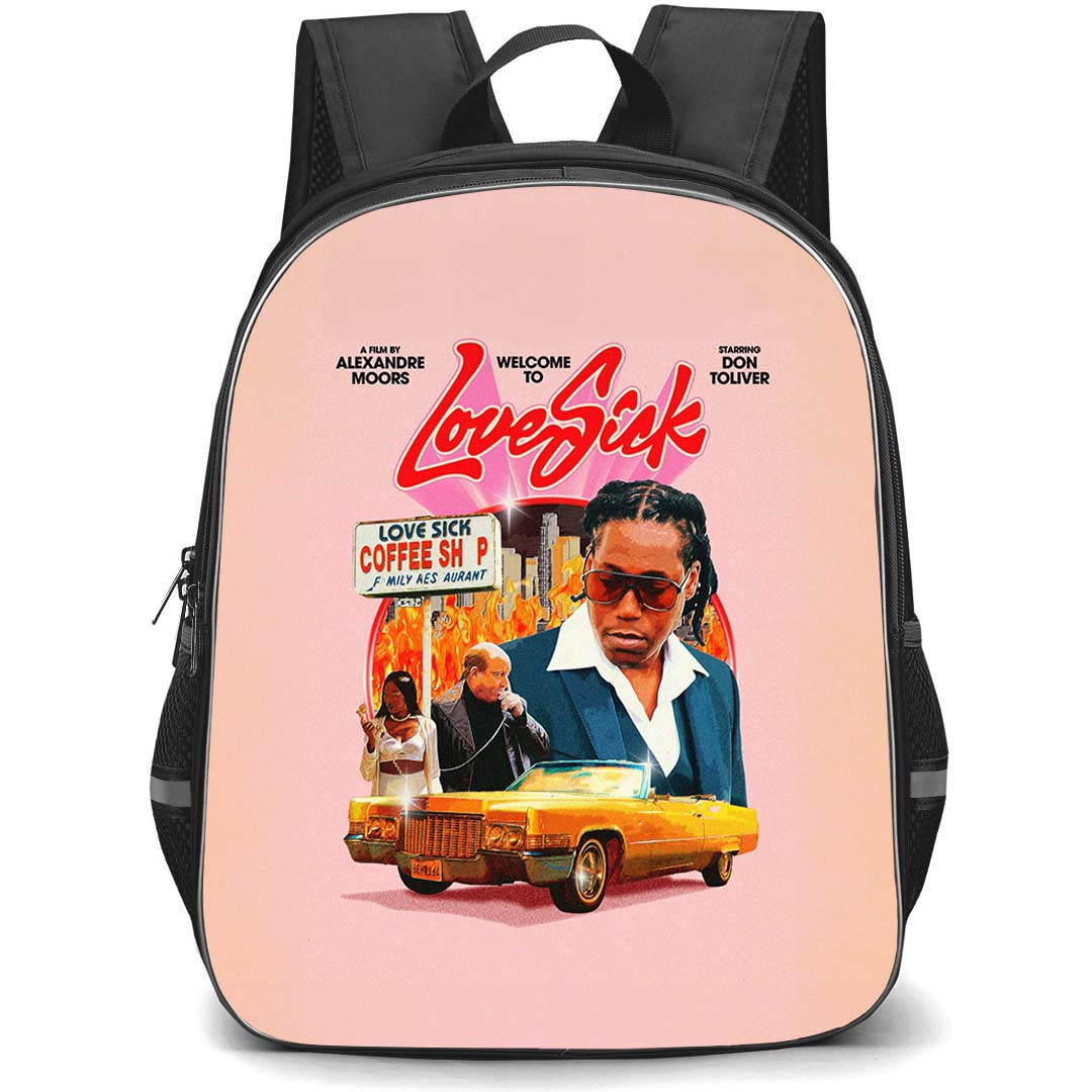 Don Toliver Backpack StudentPack - Don Toliver Love Sick Open All Day Every Night 2023 Poster
