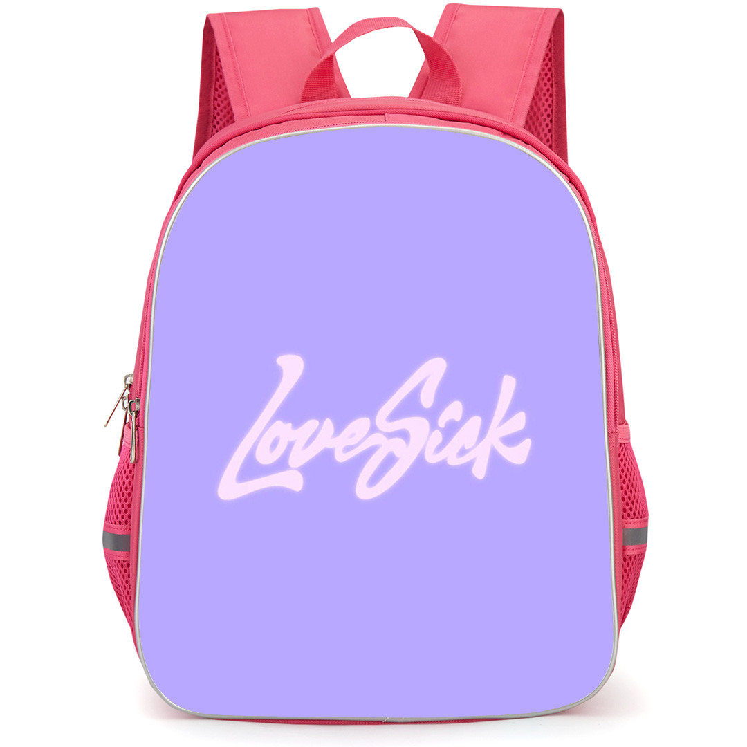 Don Toliver Backpack StudentPack - Don Toliver Love Sick Logo On Purple Background