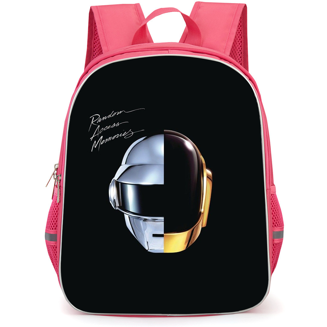Daft Punk Backpack StudentPack - Daft Punk Hemet On Black Background
