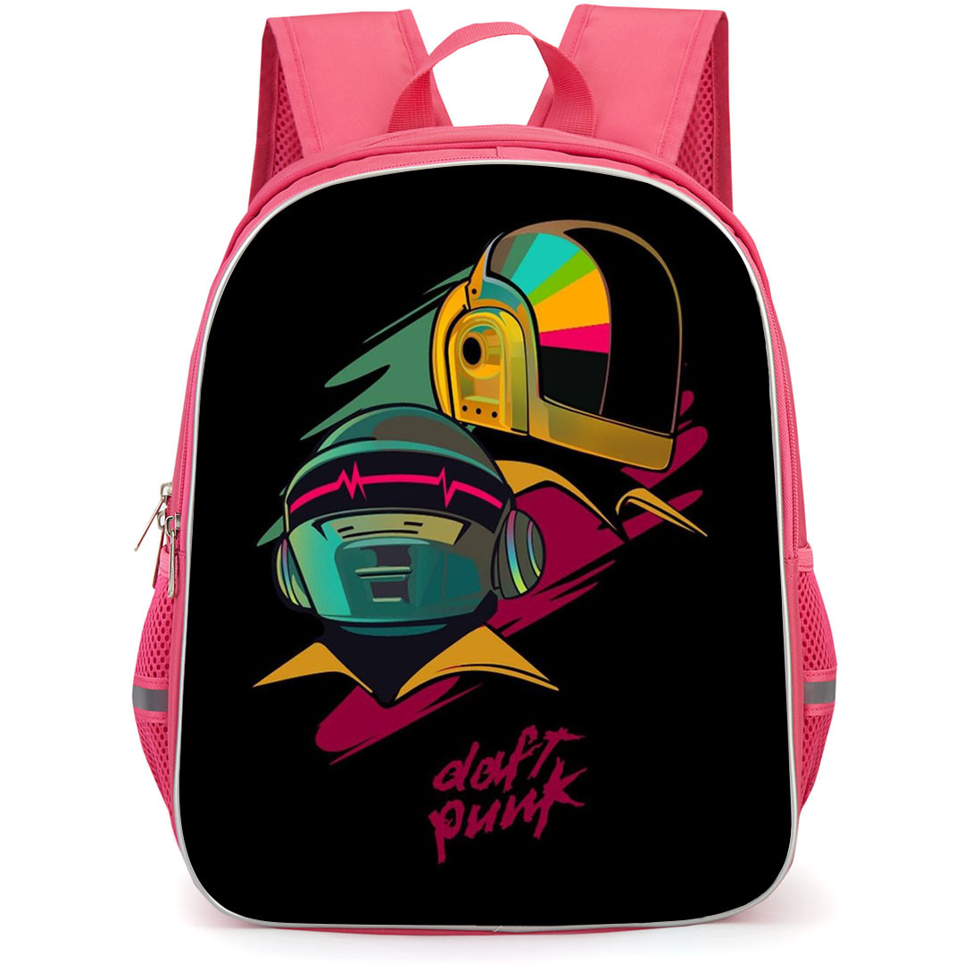Daft Punk Backpack StudentPack - Daft Punk Starboy Art On Black Background