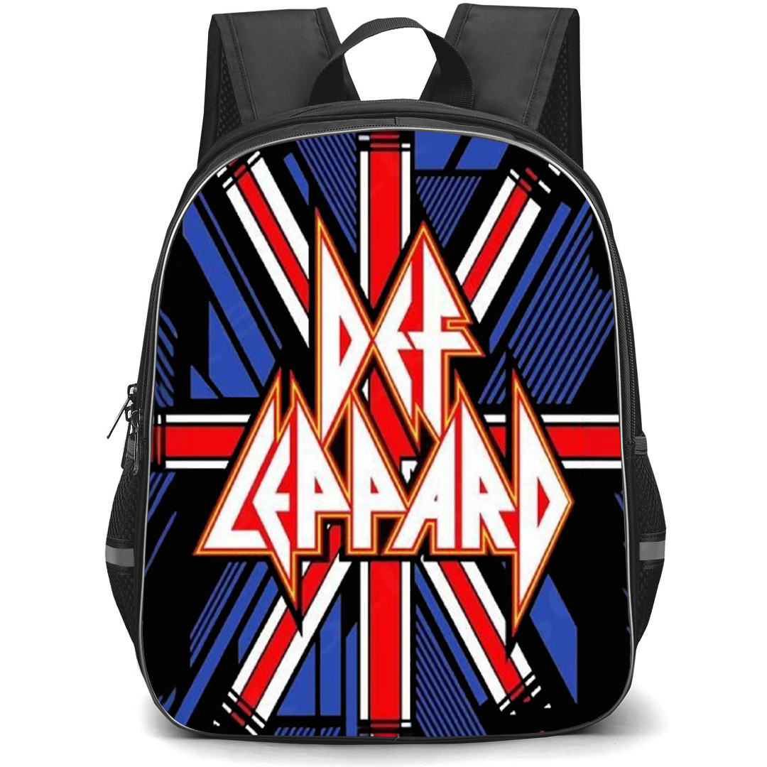 Def Leppard Backpack School Bag StudentPack - Def Leppard Made In UK Poster