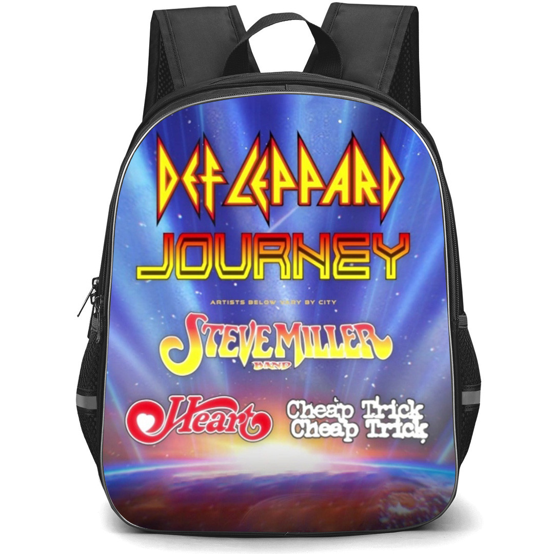 Def Leppard Backpack School Bag StudentPack - Def Leppard Summer Stadium Tour Poster