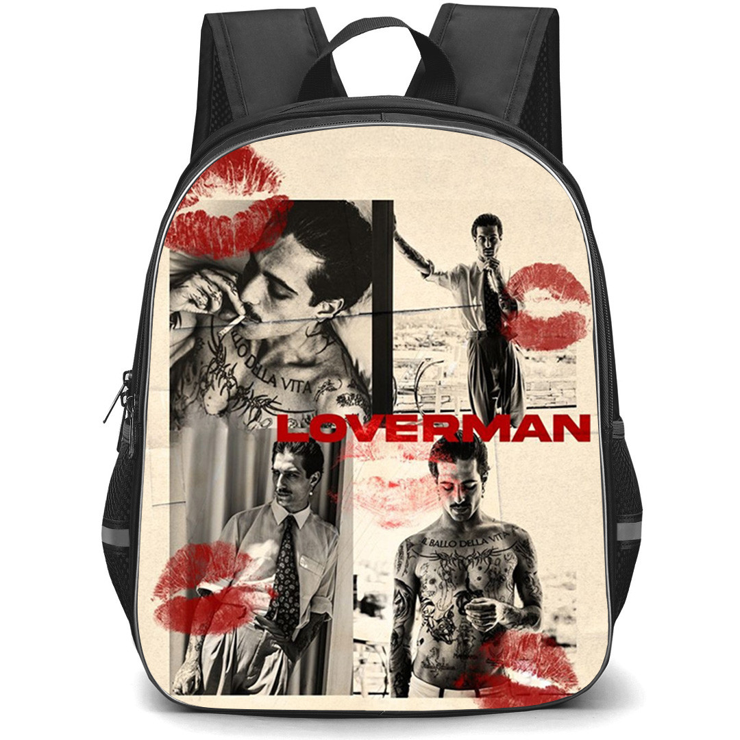 Damiano David Backpack School Bag StudentPack - Damiano David Loverman Album Poster