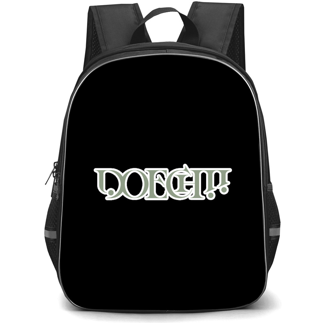 Doechii Backpack School Bag StudentPack - Doechii Grey Logo