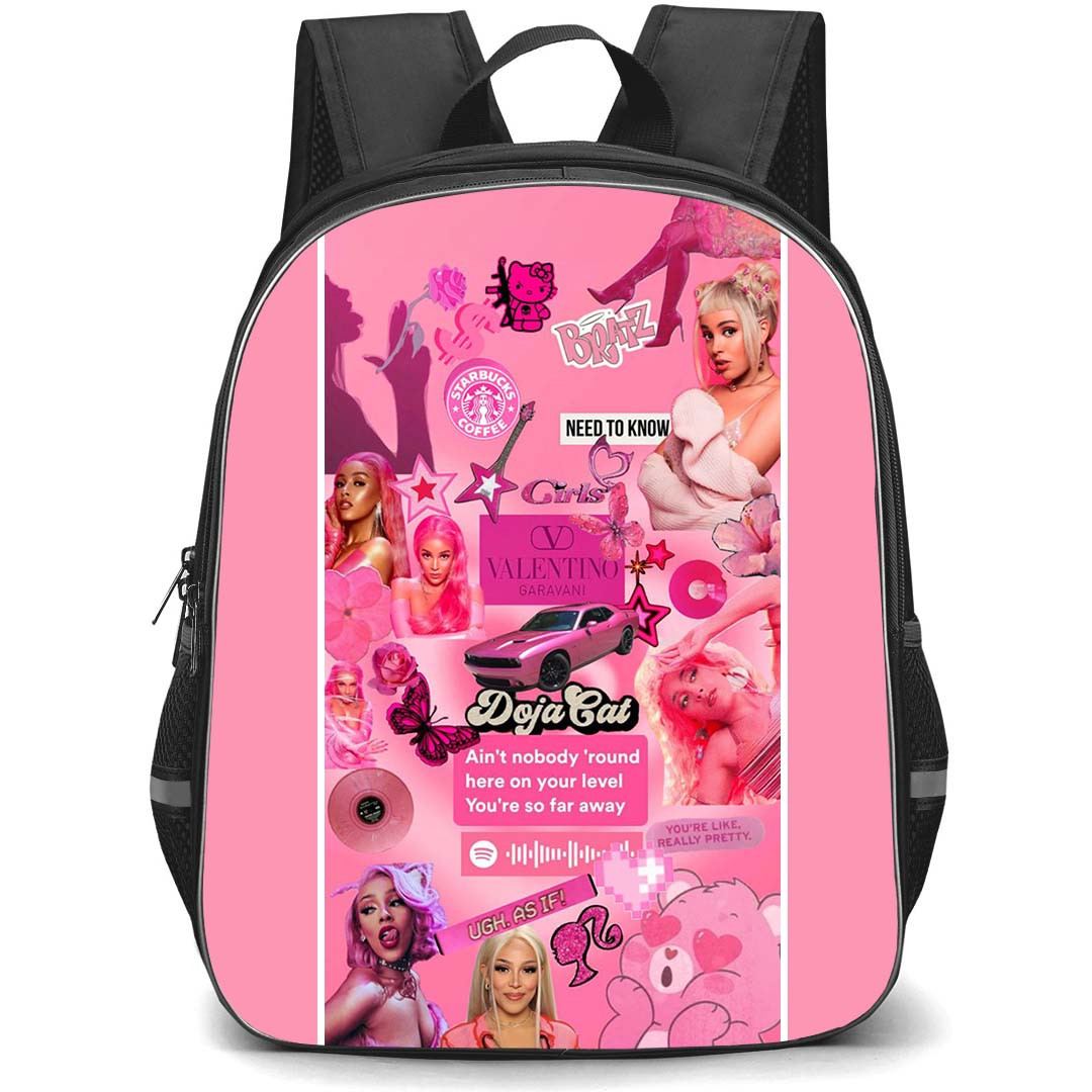Doja Cat Backpack StudentPack - Doja Cat Barbie Collage Poster
