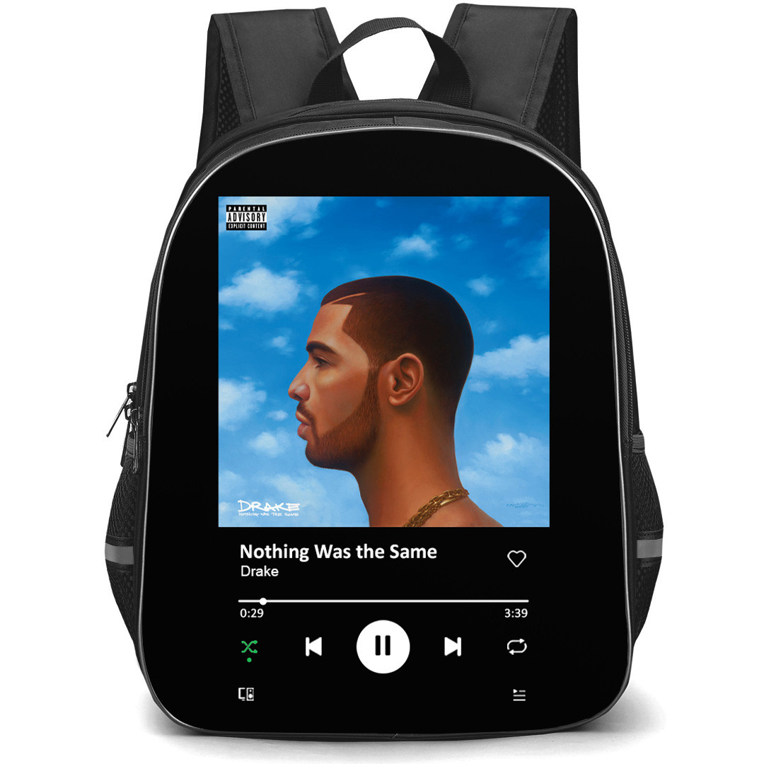 Drake Backpack School Bag StudentPack - Drake Nothing Was The Same Album Cover Spotify Library Poster