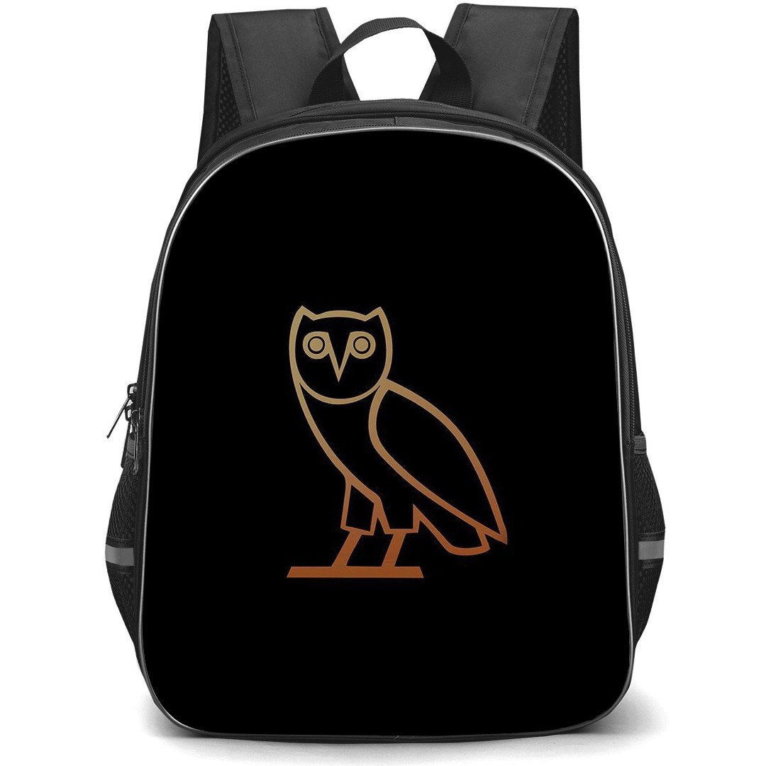 Drake Backpack StudentPack - Drake Ovo Owl On Black Background