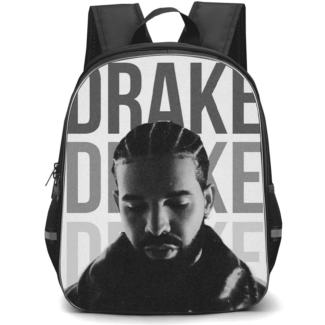 Drake Backpack School Bag StudentPack - Drake Text Background Portrait Poster