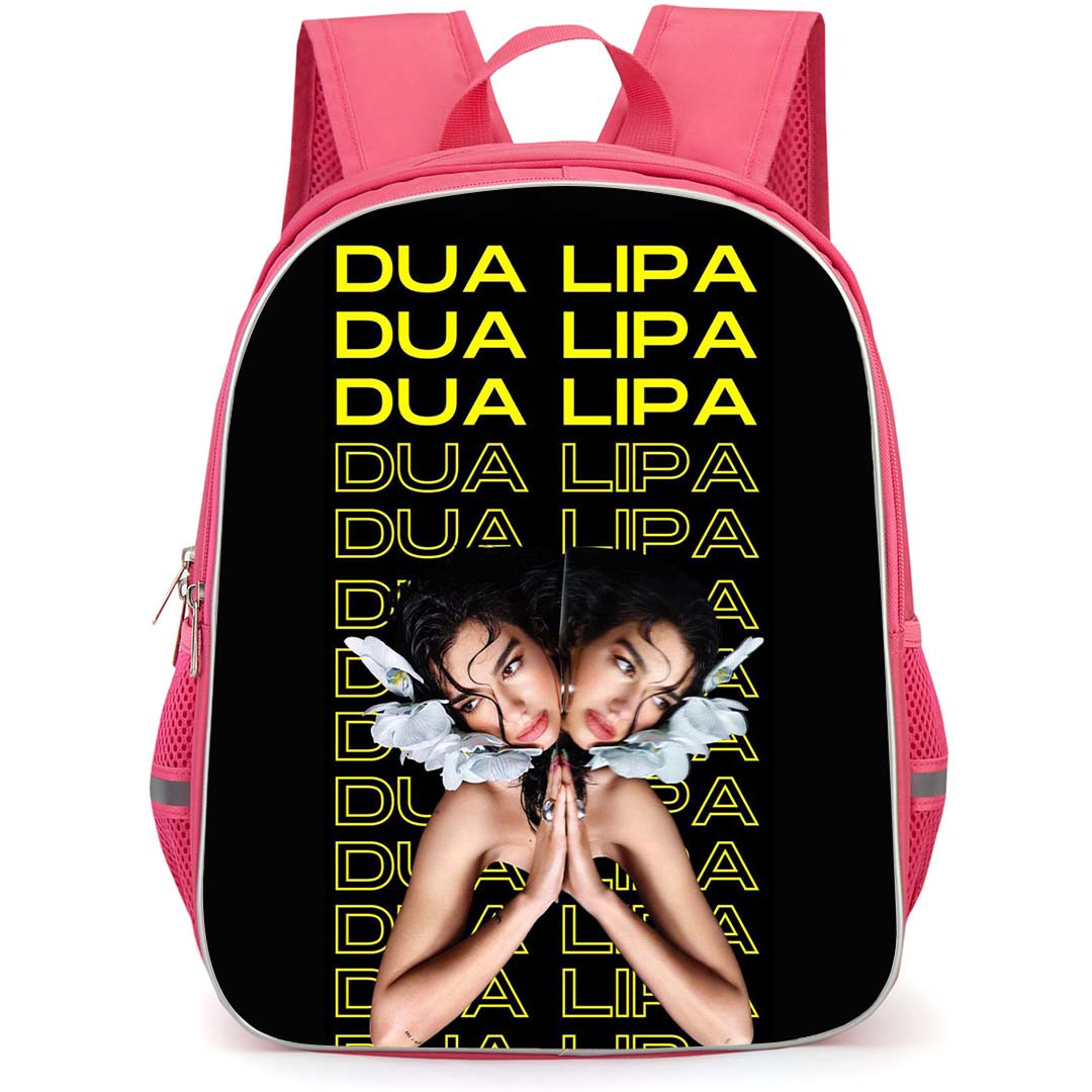 Dua Lipa Backpack StudentPack - Dua Lipa On Yellow Word Art Poster