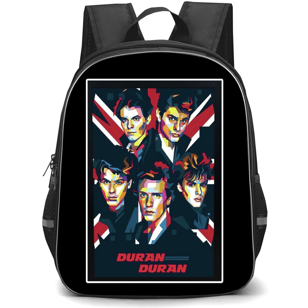 Duran Duran Backpack School Bag StudentPack - Portrait Series Poster Sticker Wpap Art