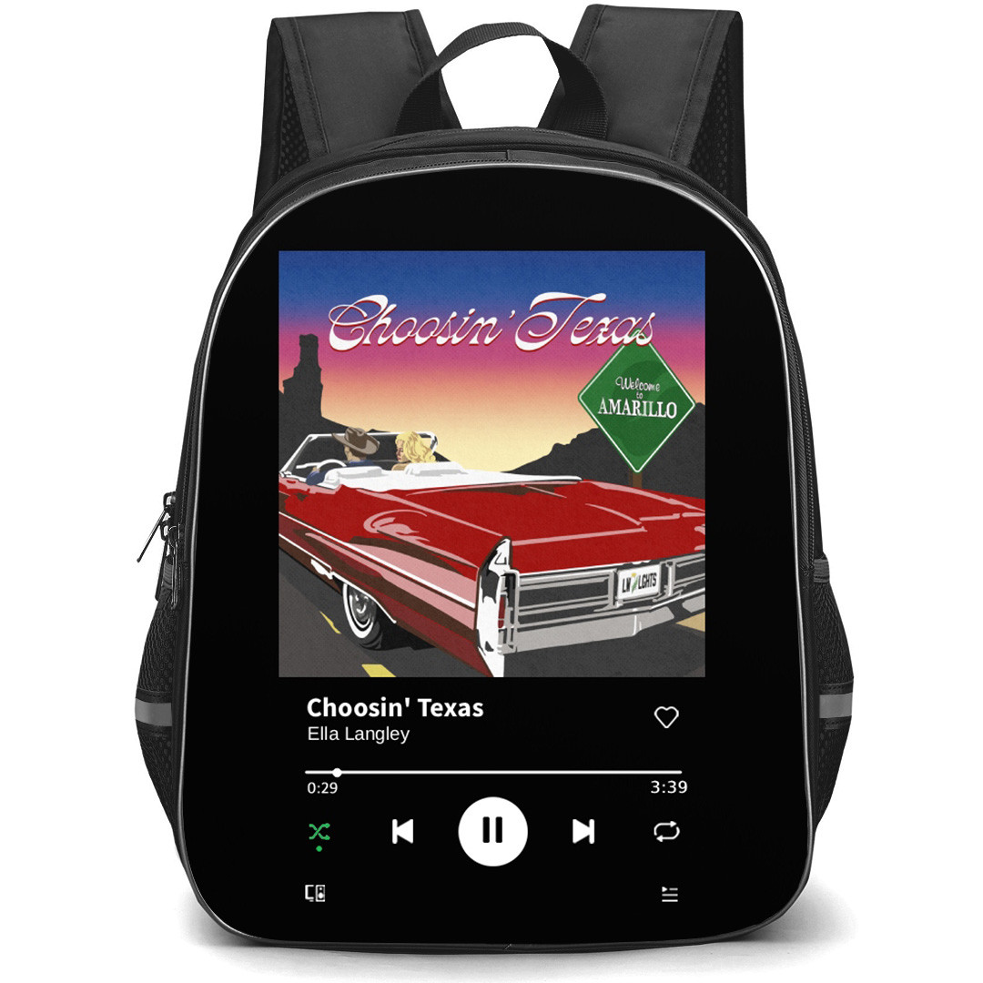 Ella Langley Backpack School Bag StudentPack - Ella Langley Choosin' Texas Album Cover