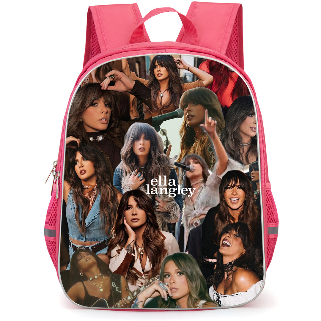 Ella Langley Backpack School Bag StudentPack - Ella Langley Smiling Collage