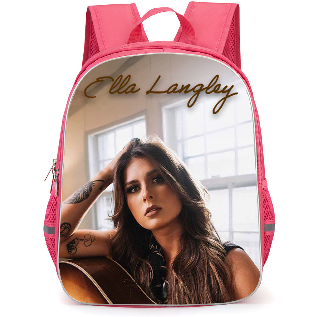 Ella Langley Backpack School Bag StudentPack - Ella Langley Leaning On Guitar Pose