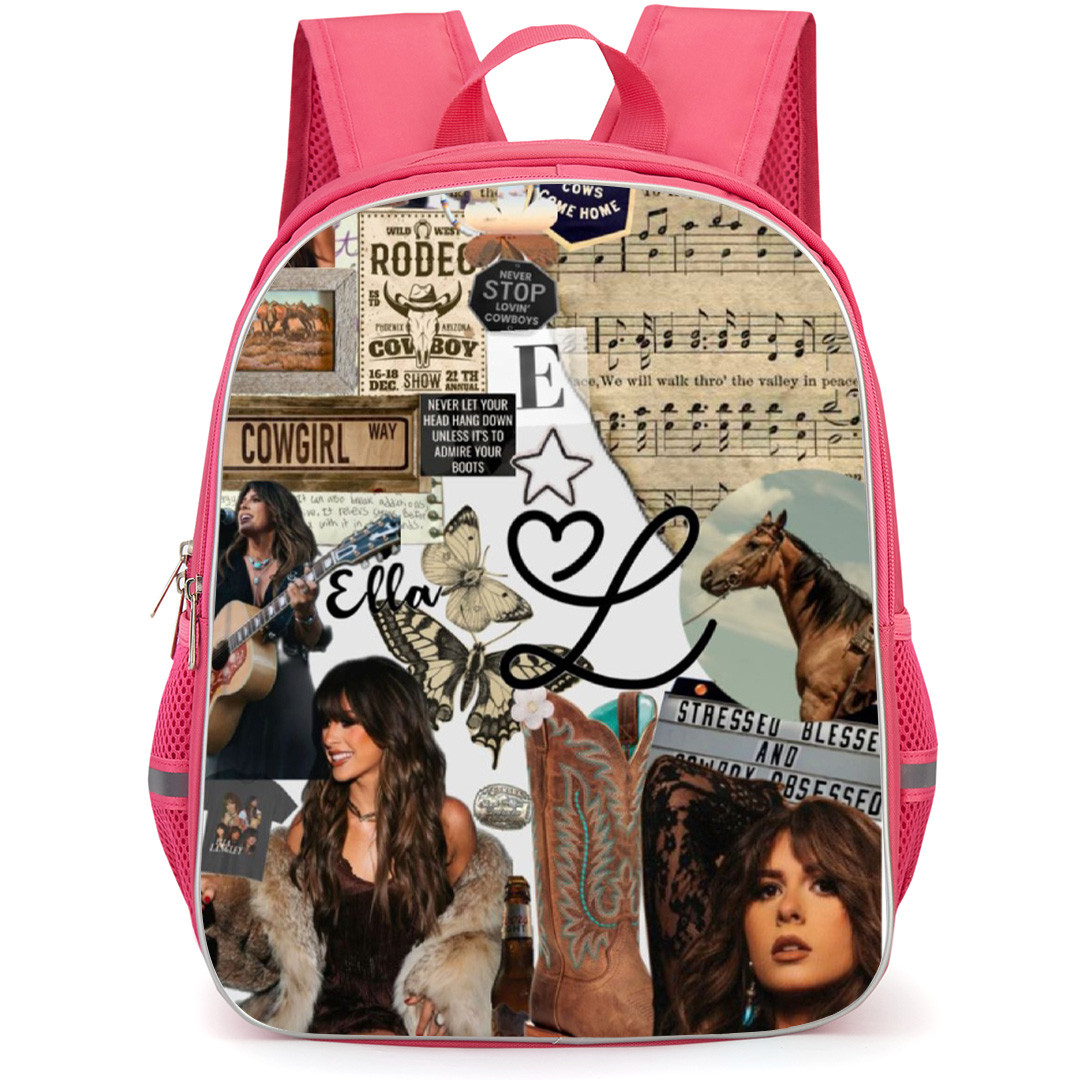 Ella Langley Backpack School Bag StudentPack - Ella Langley Music Sheet Collage