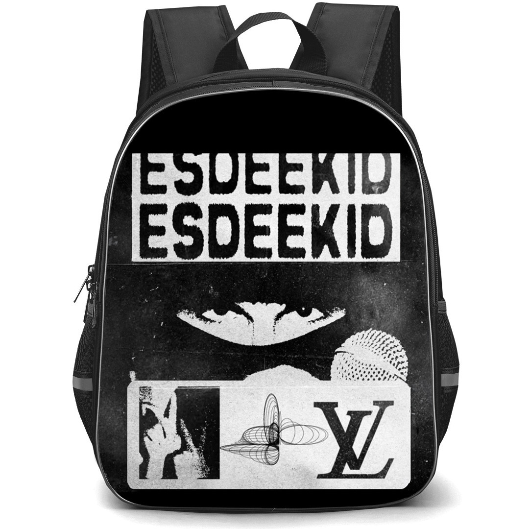 EsDeeKid Backpack School Bag StudentPack - EsDeeKid Eyes Black And White Logo Poster