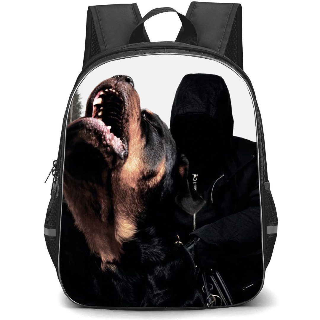 EsDeeKid Backpack School Bag StudentPack - EsDeeKid Instagram Story Rottweiler White Background