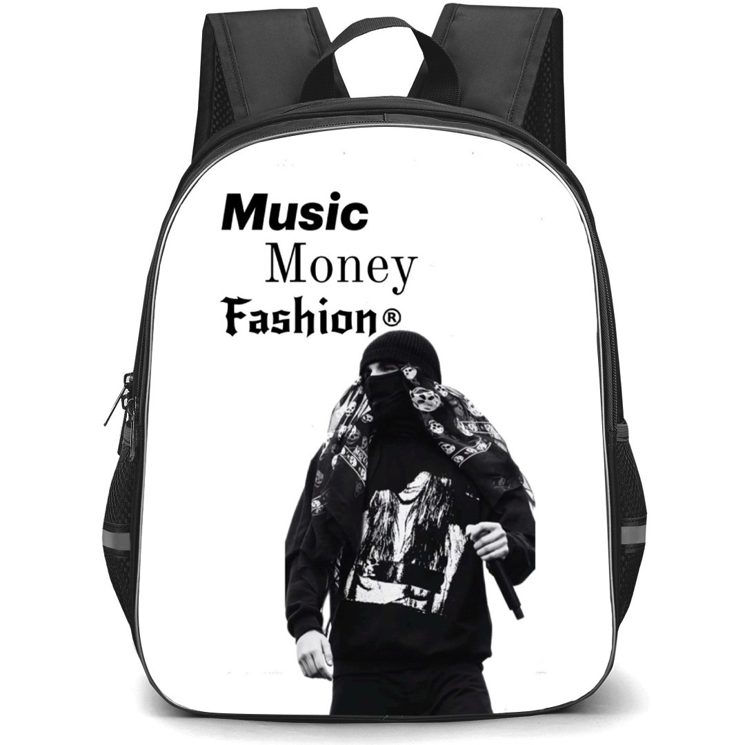 EsDeeKid Backpack School Bag StudentPack - EsDeeKid Music Money Fashion Portrait
