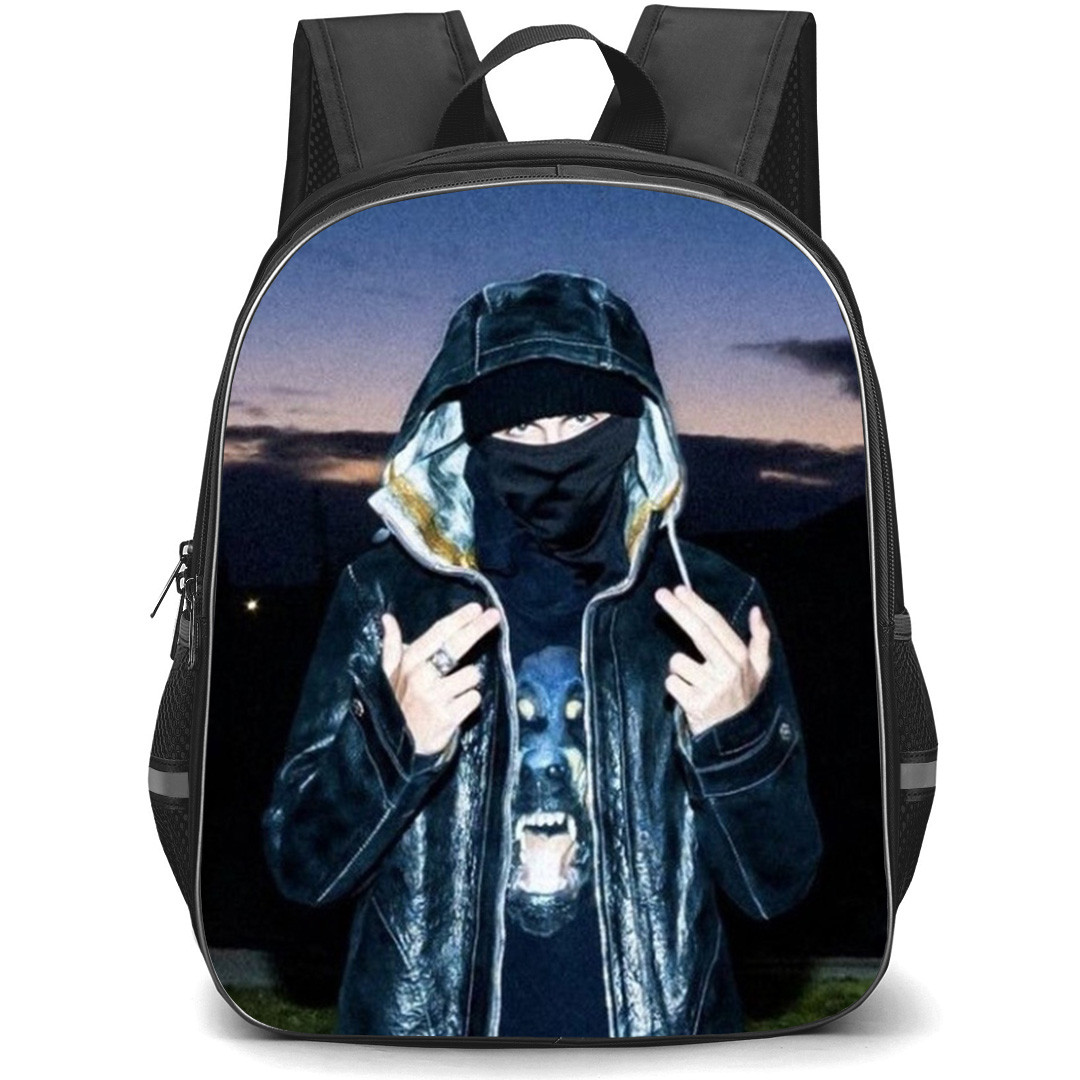 EsDeeKid Backpack School Bag StudentPack - EsDeeKid Portrait Dusk Background