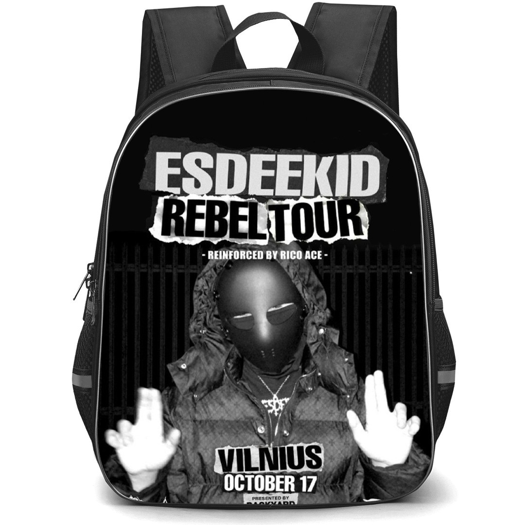 EsDeeKid Backpack School Bag StudentPack - EsDeeKid Rebel Tour Vilnius Poster