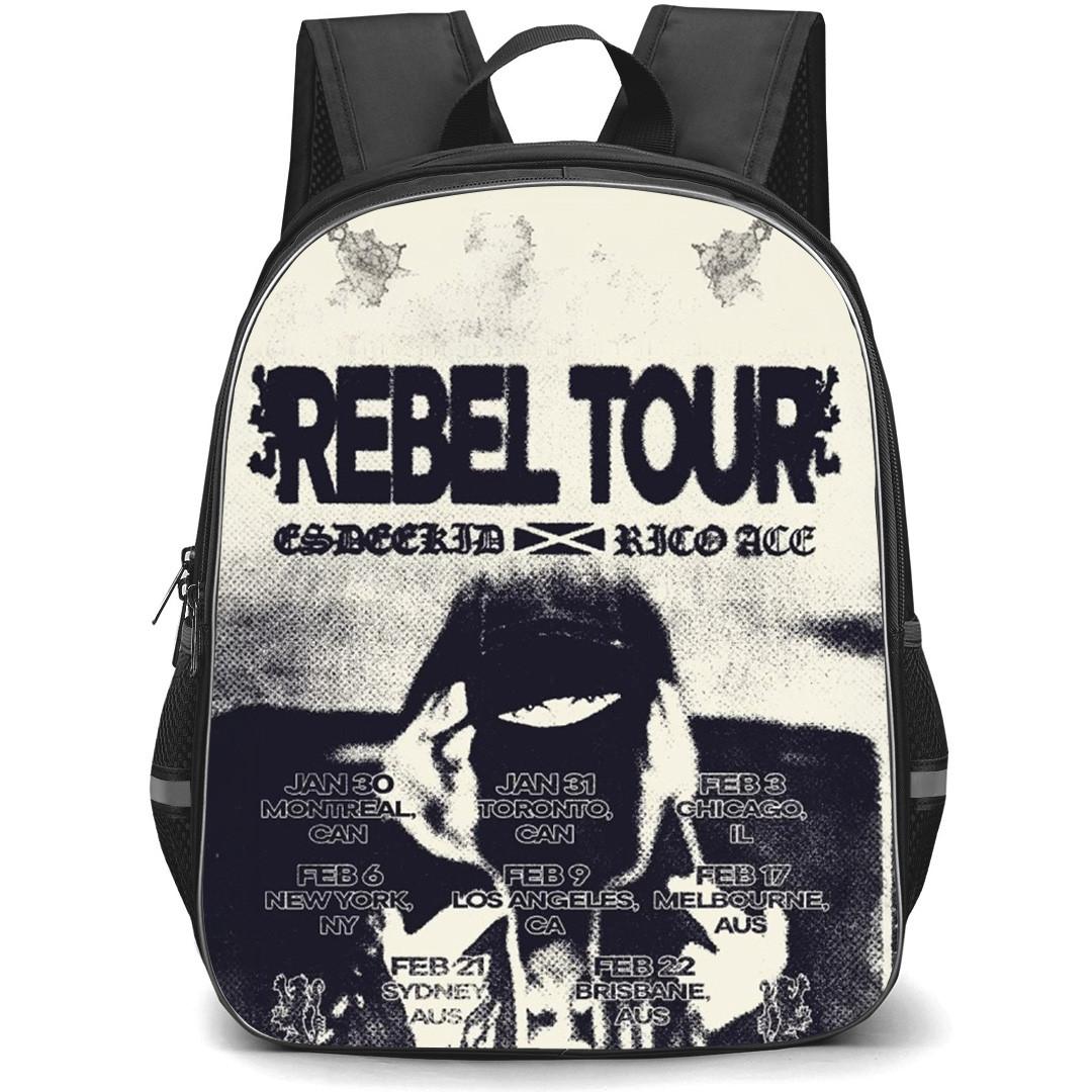 EsDeeKid Backpack School Bag StudentPack - EsDeeKid X Rico Ace Greyscale Poster