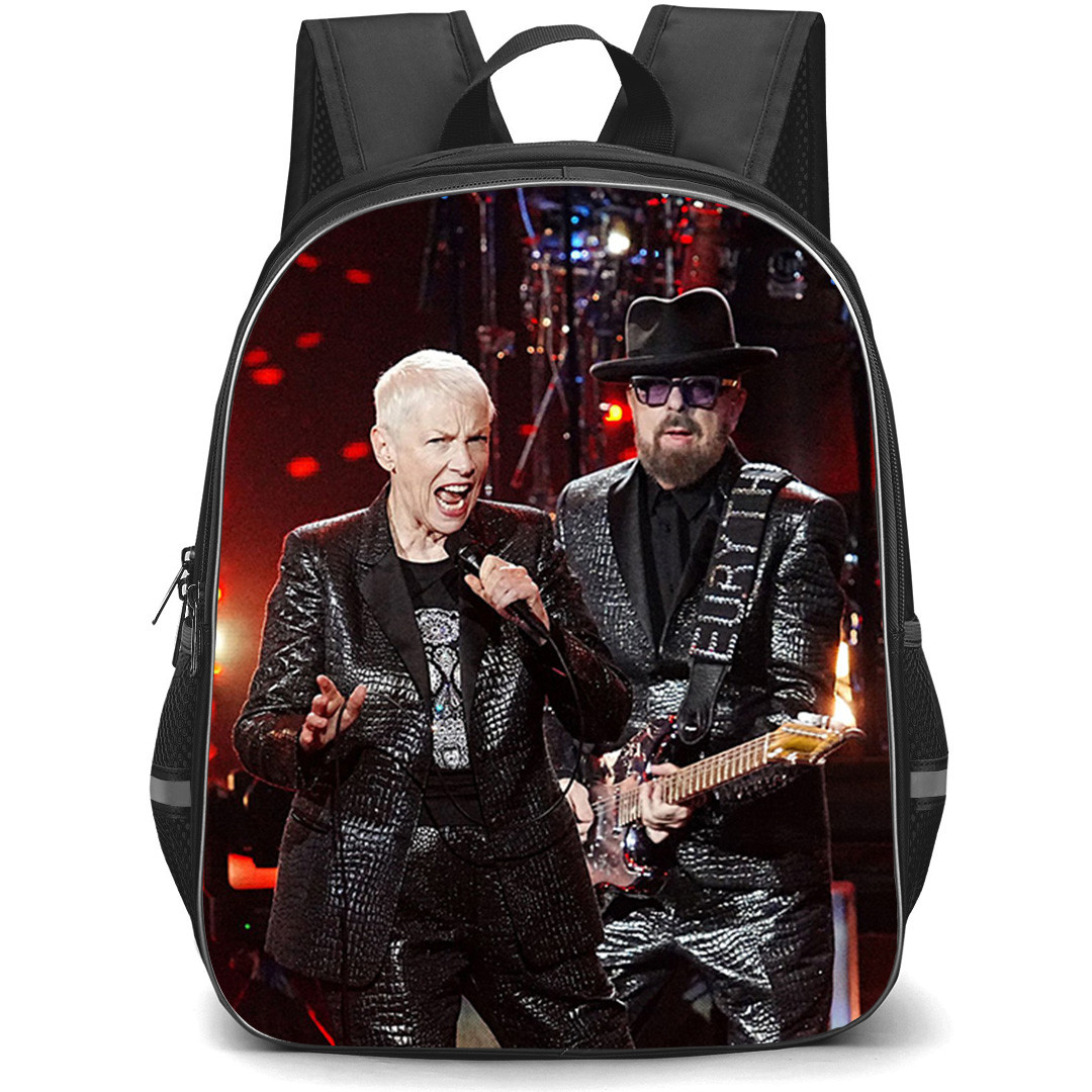 Eurythmics Backpack School Bag StudentPack - Eurythmics Annie Lennox And Dave Stewart Live Concert Performance Poster
