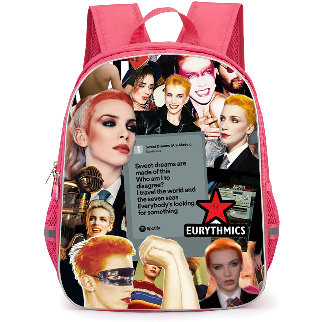 Eurythmics Backpack School Bag StudentPack - Eurythmics Collage Poster