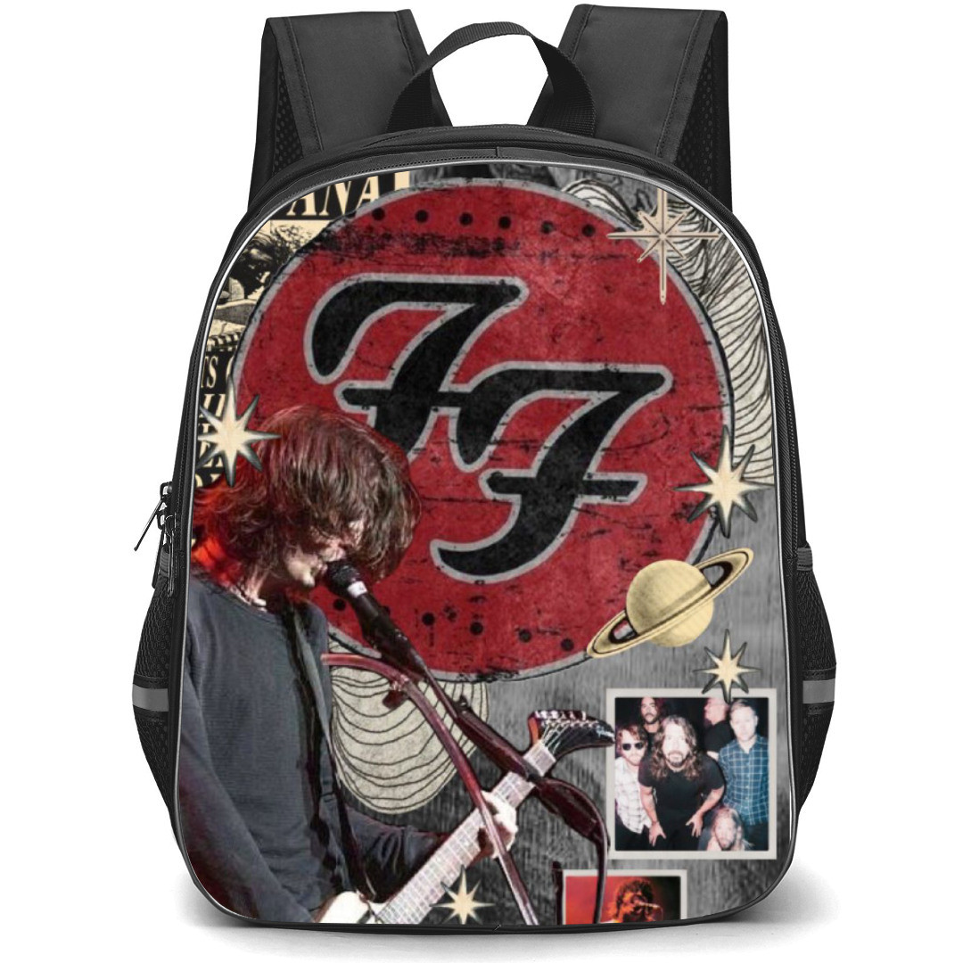 Foo Fighter Dave Backpack StudentPack - Dave Breathe Quote Collage