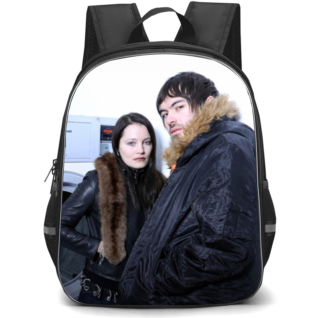 Fcukers Backpack School Bag StudentPack - Fcukers Wearing Black Jacket White Background