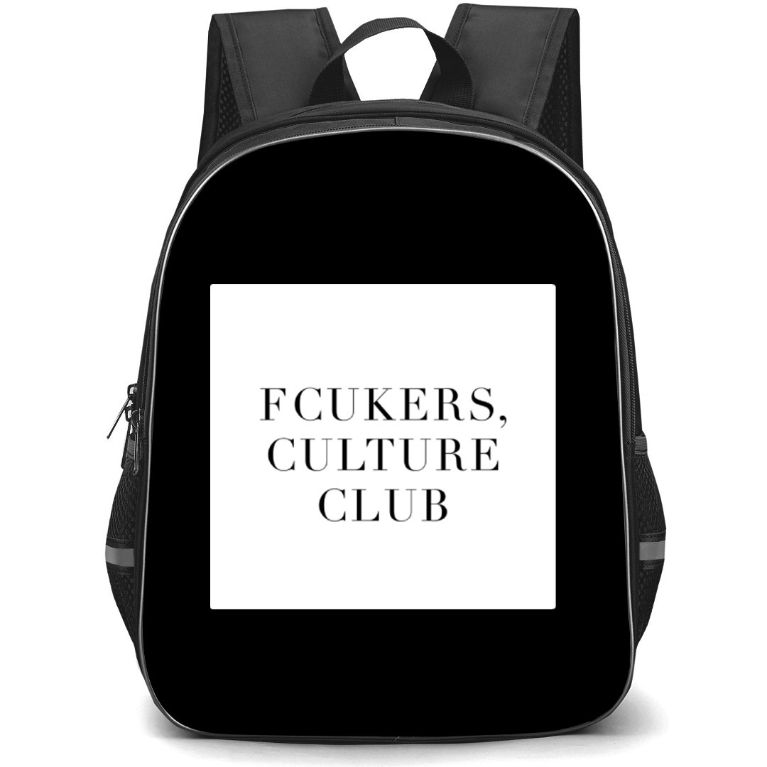Fcukers Backpack School Bag StudentPack - Fcukers Fcukers Culture Club Word Art