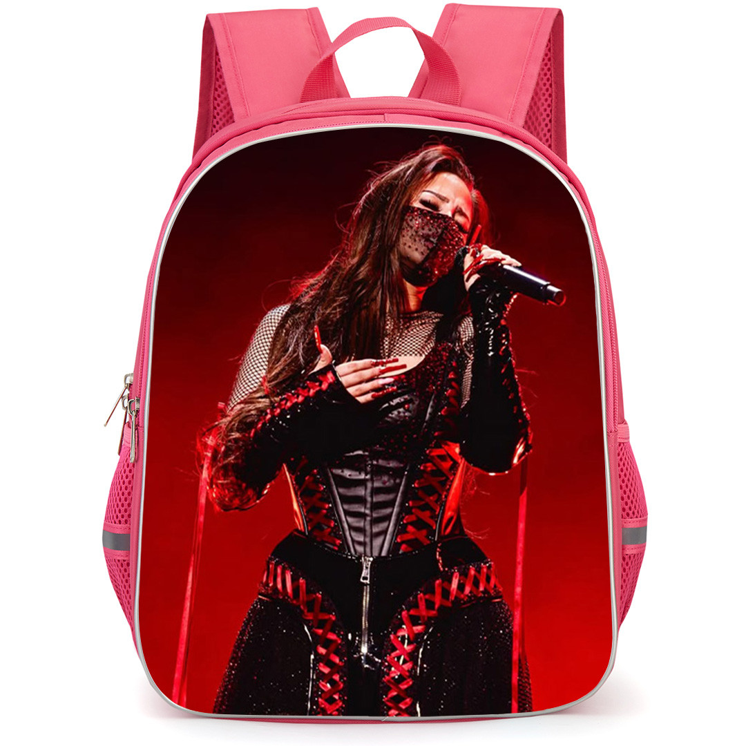 Felicia Eriksson Backpack School Bag StudentPack - Felicia Eriksson In Black Outfit Performs On Stage Poster
