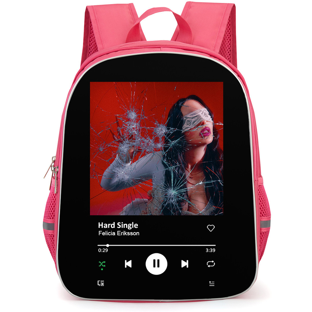 Felicia Eriksson Backpack School Bag StudentPack - Felicia Eriksson Hard Single Album Spotify Library Poster