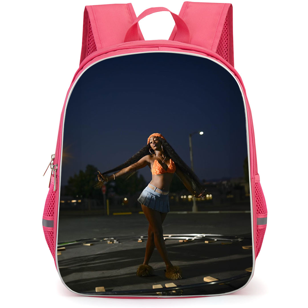 Flo Milli Backpack StudentPack - Flo Milli Standing In The Street Pose Picture