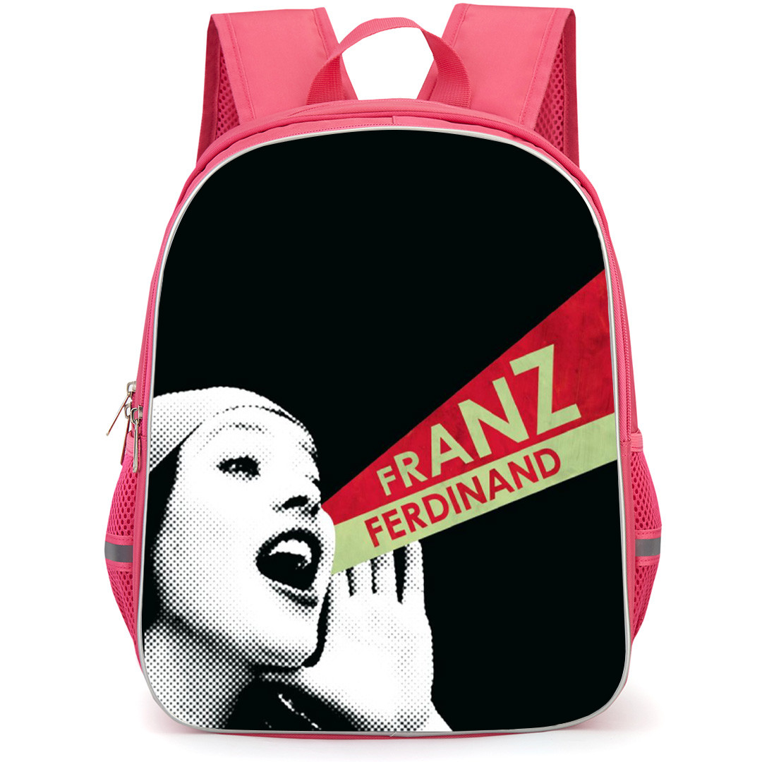Franz Ferdinand Backpack School Bag StudentPack - Woman Shouting Retro Poster