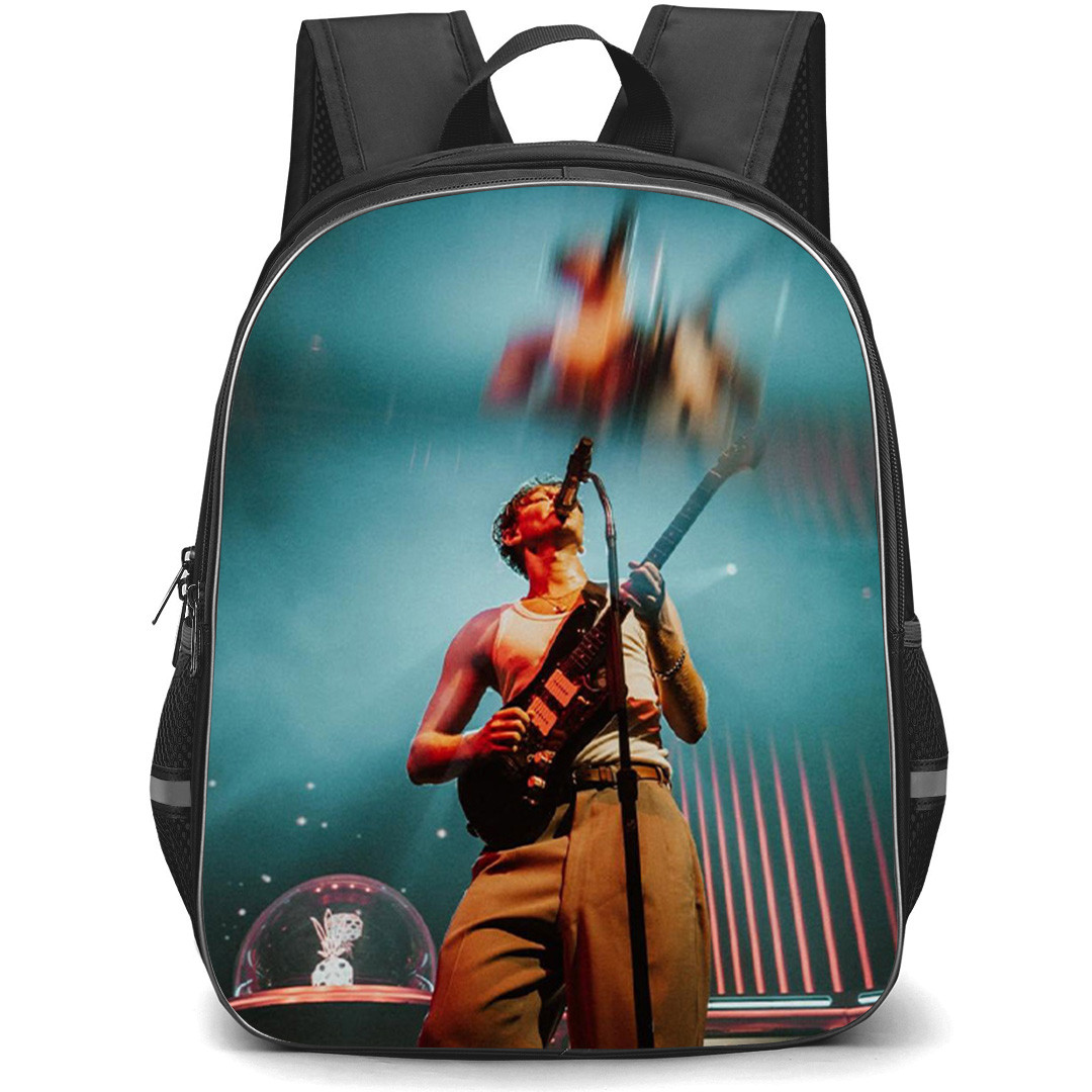 Glass Animals Dave Bayley Backpack School Bag StudentPack - Dave Bayley Stage Performance Motion Blur Poster