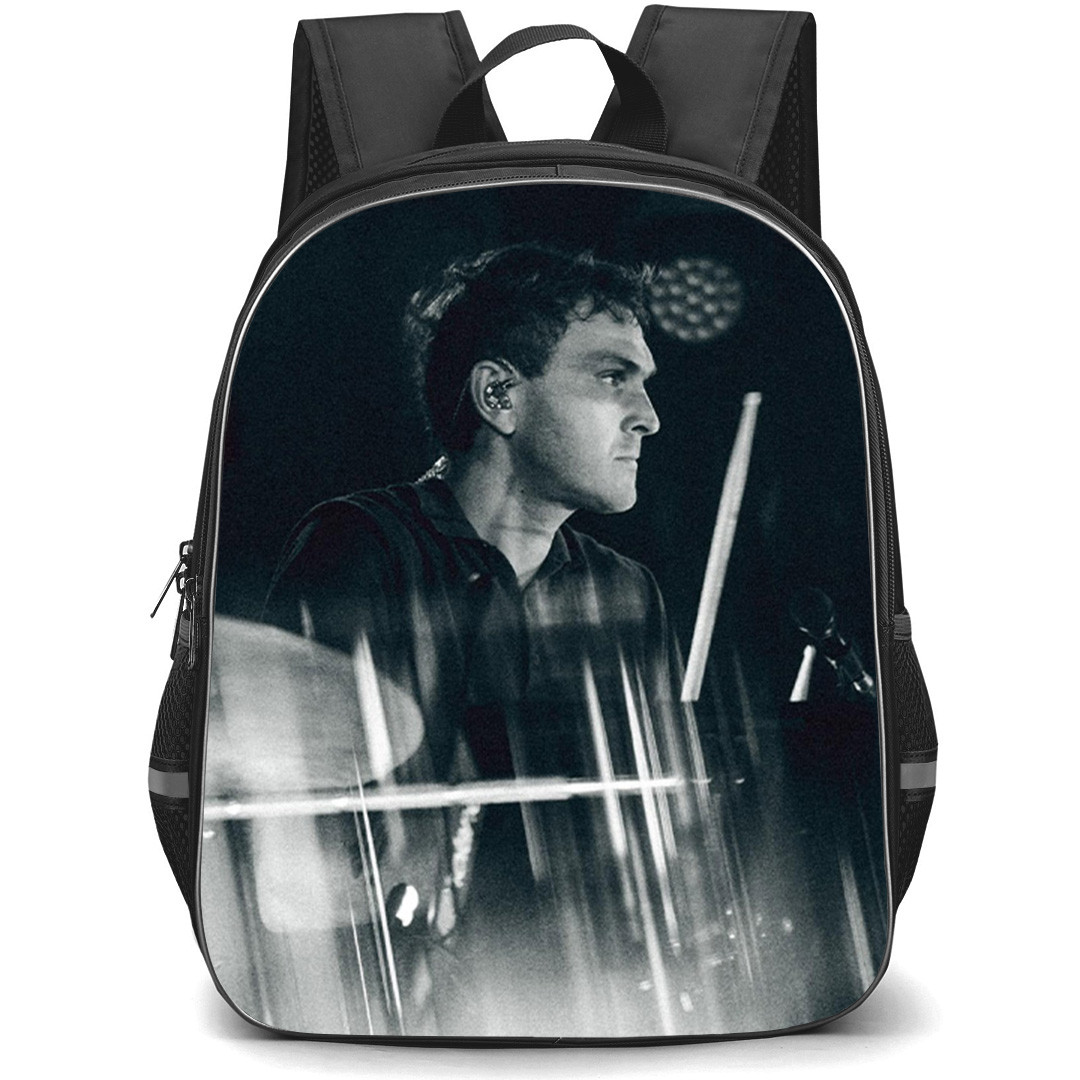 Glass Animals Joe Seaward Backpack School Bag StudentPack - Joe Seaward Grayscale Stage Performance Poster