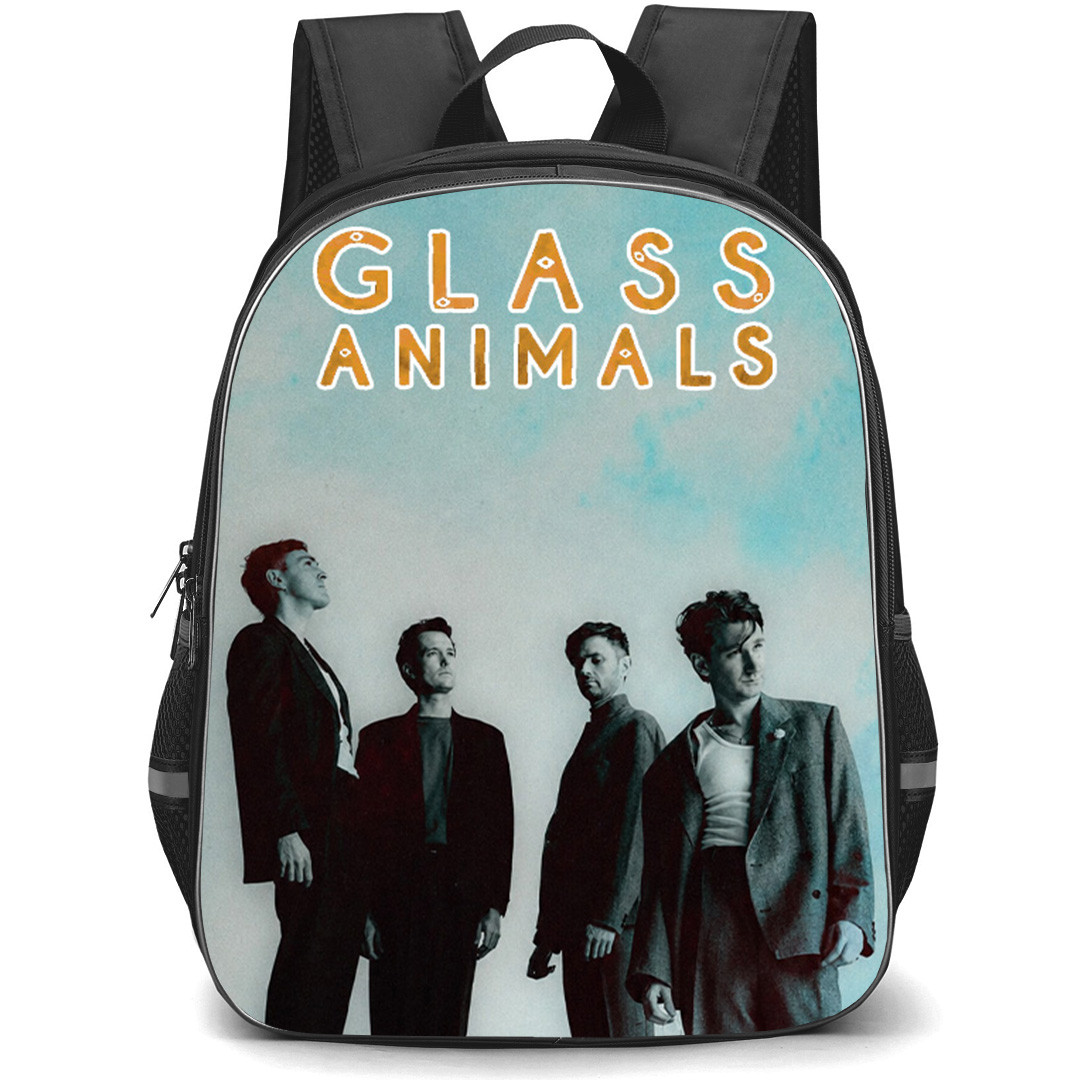 Glass Animals Backpack School Bag StudentPack - Glass Animals Monochrome Group Poster