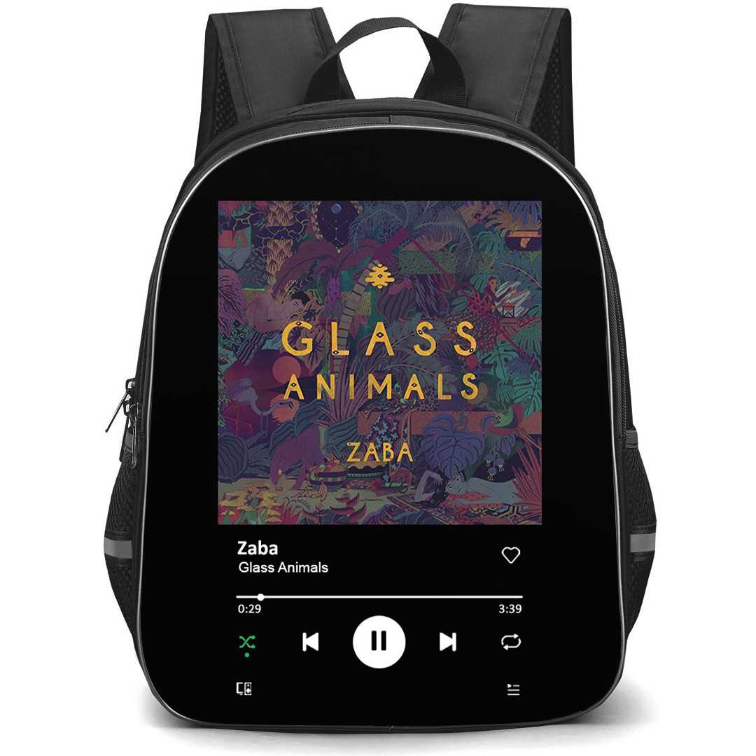 Glass Animals Backpack School Bag StudentPack - Glass Animals Zaba Album Cover Spotify Library Poster