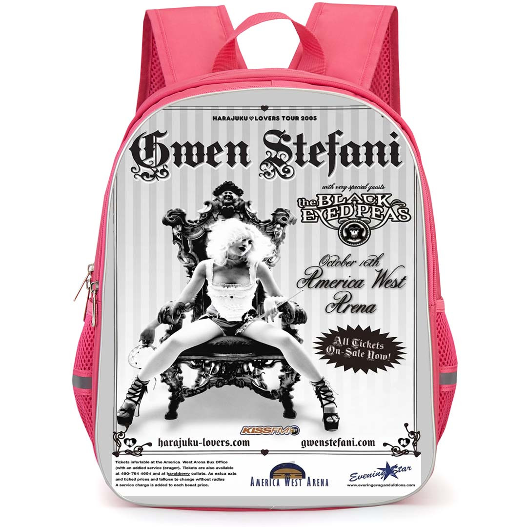 Gwen Stefani Backpack School Bag StudentPack - Gwen Stefani Harajuku Lovers Tour Poster
