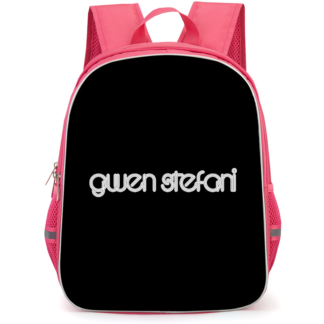 Gwen Stefani Backpack School Bag StudentPack - Gwen Stefani White Logo