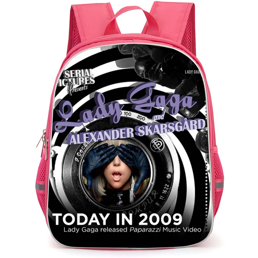 Lady Gaga Backpack School Bag StudentPack - Lady Gaga And Alexander Skarsgard Poster